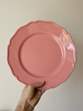 Load image into Gallery viewer, Servizio di piatti Este Ceramiche Rosa dipinto a mank