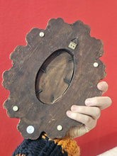 Load image into Gallery viewer, Specchio legno decorato a mano - Sud America anni 70