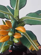 Load image into Gallery viewer, Scultura di pianta di Banano in legno di balsa decorativa anni '50