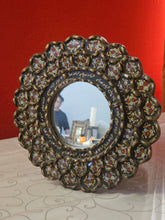 Load image into Gallery viewer, Specchio in legno decorato a mano - Sud America anni 70