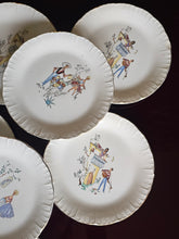 Load image into Gallery viewer, Piattini anni 50 con decorazioni varie