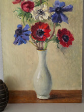 Load image into Gallery viewer, Vaso di fiori semplice con anemoni