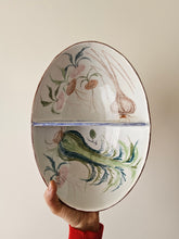 Load image into Gallery viewer, Insalatiera ovale a due sezioni Quadrifoglio Firenze anno 50