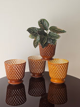 Load image into Gallery viewer, Cachepot in plastica anni '70 di provenienza francese (terra di Siena)