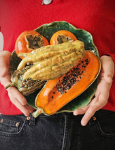 Load image into Gallery viewer, Piatto decorativo trompe l'oeil con frutta