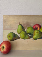 Load image into Gallery viewer, Natura Morta con pere verdi