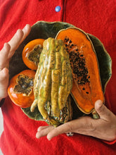 Load image into Gallery viewer, Piatto decorativo trompe l'oeil con frutta