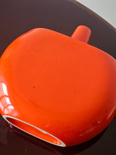 Load image into Gallery viewer, Vaso con coperchio arancione anni '60