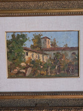 Load image into Gallery viewer, Chiostro di campagna, olio su tela, Antonino Sartini (inizi '900)