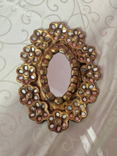Load image into Gallery viewer, Specchio legno decorato a mano - Sud America anni 70