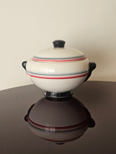 Load image into Gallery viewer, Servizio di piatti Galvani con decoro realizzato con l'aerografo