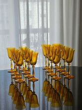 Load image into Gallery viewer, Set di calici per 8 persone anni '90