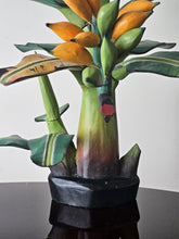 Load image into Gallery viewer, Scultura di pianta di Banano in legno di balsa decorativa anni '50