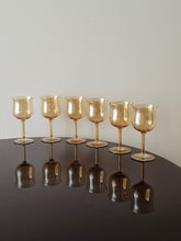 Load image into Gallery viewer, Calici n. 6 pezzi art decò da acqua (7,5x16cm // 20 pezzi disponibili)