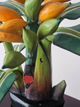 Load image into Gallery viewer, Scultura di pianta di Banano in legno di balsa decorativa anni '50