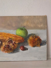 Load image into Gallery viewer, Natura Morta con pannocchie e castagne
