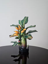 Load image into Gallery viewer, Scultura di pianta di Banano in legno di balsa decorativa anni '50