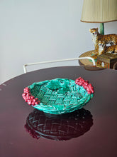 Load image into Gallery viewer, Centrotavola portafrutta in maiolica francese anni 50
