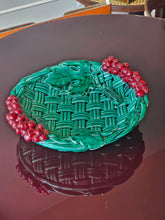 Load image into Gallery viewer, Centrotavola portafrutta in maiolica francese anni 50
