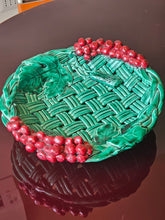 Load image into Gallery viewer, Centrotavola portafrutta in maiolica francese anni 50
