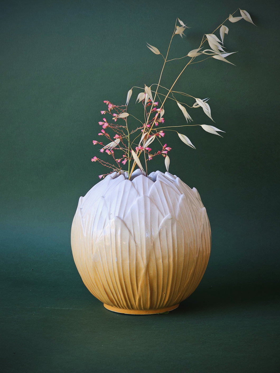 Vaso Loto in ceramica anni '70