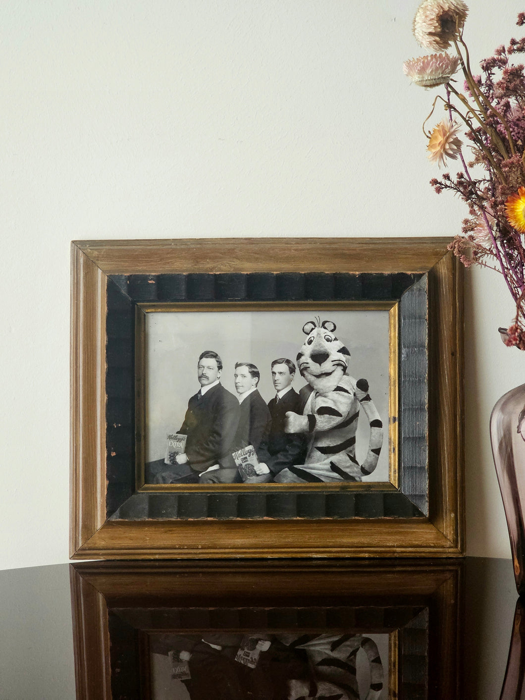 Stampa Kellog's Marvellini con cornice d'epoca- Marvellini