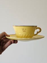 Load image into Gallery viewer, Tazze da tè "Moi et Toi" Salins anni 50
