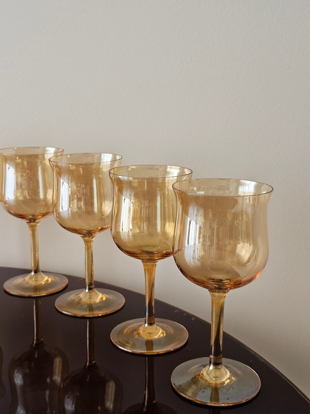 Calici n. 6 pezzi art decò da acqua (7,5x16cm // 20 pezzi disponibili)