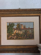 Load image into Gallery viewer, Chiostro di campagna, olio su tela, Antonino Sartini (inizi '900)
