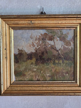 Load image into Gallery viewer, Campagna, olio su carta, Antonino Sartini primi '900
