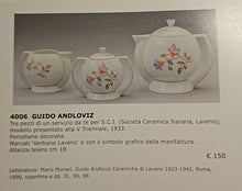 Load image into Gallery viewer, Servizio da tè Guido Andlovitz per Verbanum Laveno anni '30
