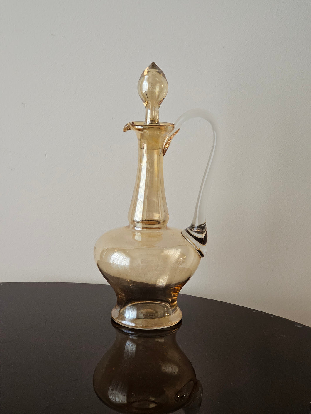 Brocca da acqua/vino in cristallo aranciato (4 disponibili)