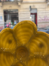 Load image into Gallery viewer, Set di piatti (6) in vetro opalino da ostriche/frutti di mare Cristallerje Portieux
