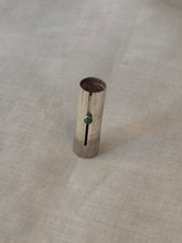 Load image into Gallery viewer, Porta rossetto in argento 800 e pietra dura a chiusura
