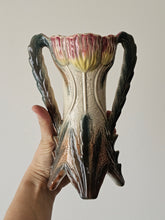 Load image into Gallery viewer, Tris di vasi decorativi barbotine primi '900
