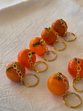 Load image into Gallery viewer, Portachiavi con frutta vintage (arancia)
