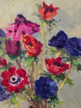 Load image into Gallery viewer, Vaso di fiori (anemoni) con vaso tipo west Germany
