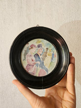 Load image into Gallery viewer, Piccolo acquerello 'passeggiata romantica' di Valerio Picariello
