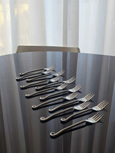 Load image into Gallery viewer, Forchette in acciaio con manico a spirale
