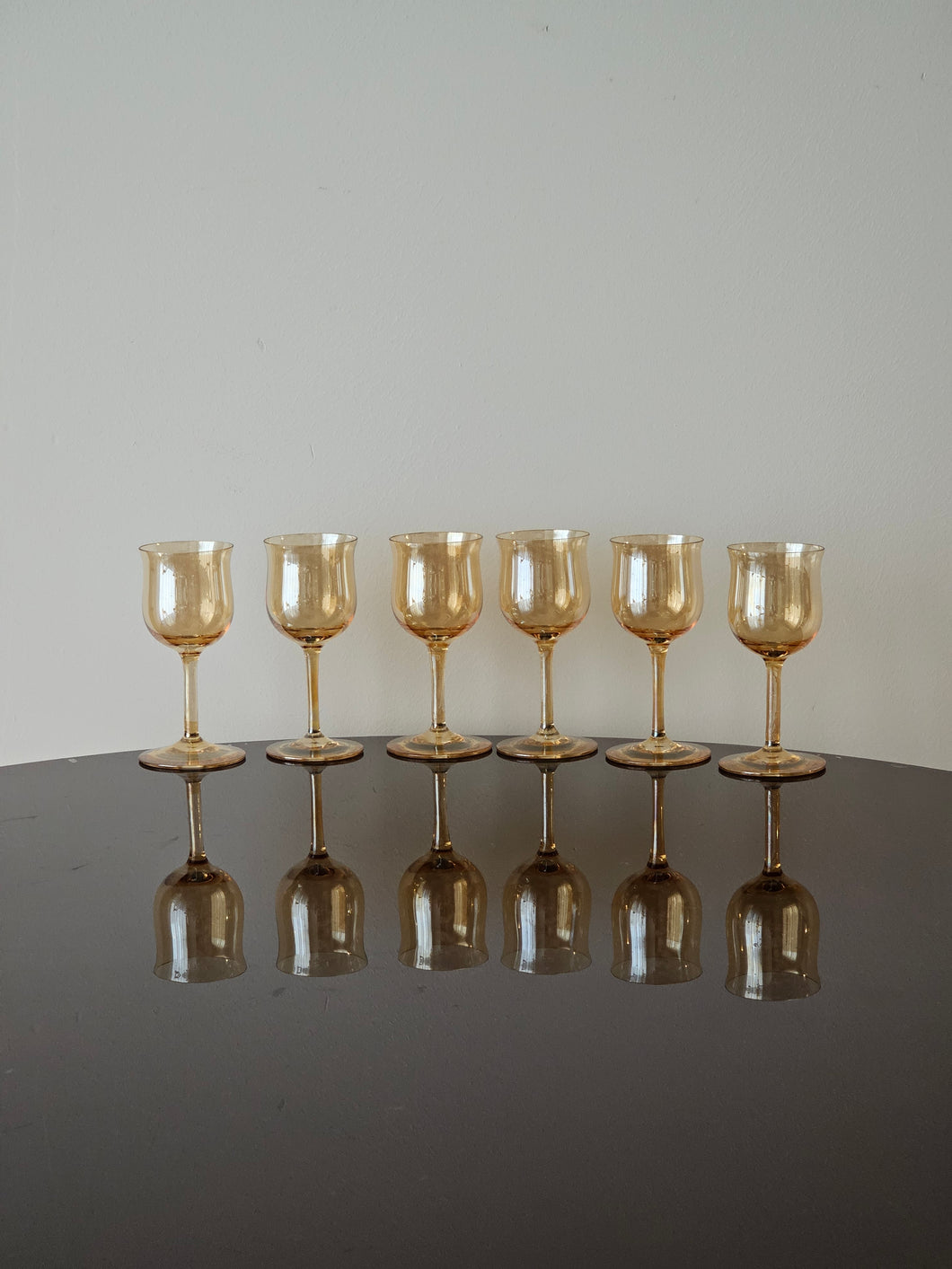 Calici n.6 pezzi art decò da amaro/grappa (5,5x12cm //20 disponibili)