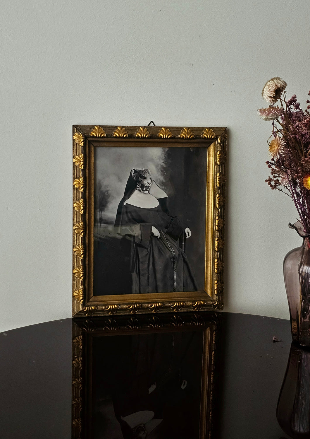 Stampa Suor Tigrotta con cornice d'epoca - Marvellini