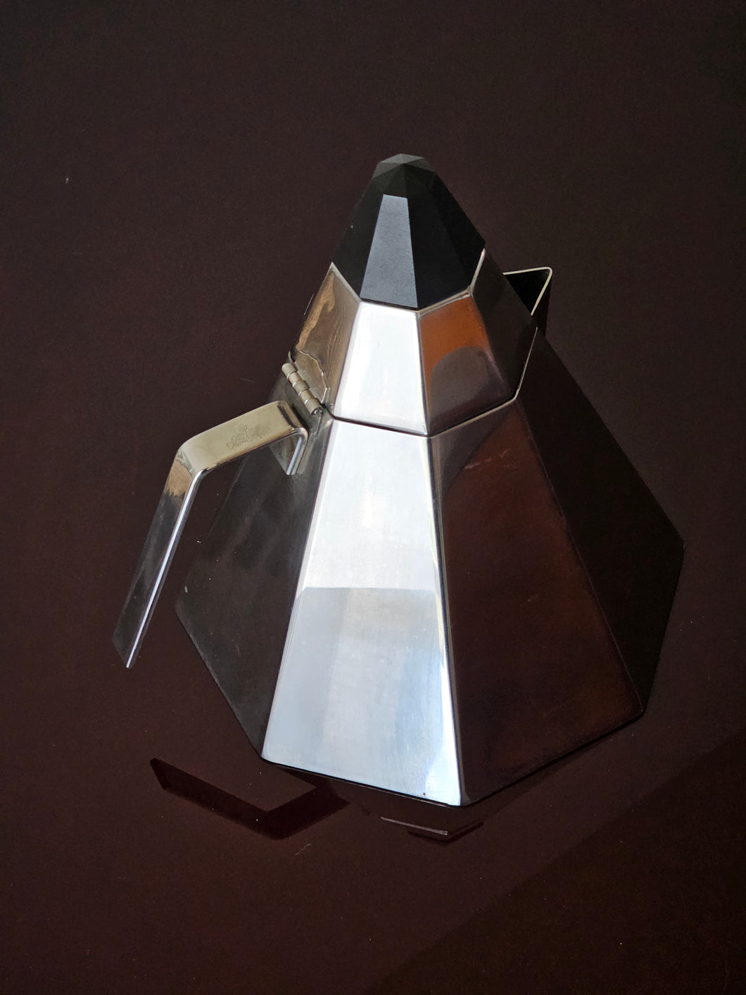 Bollitore Piramide in acciaio inox F.lli Calderoni anni '80